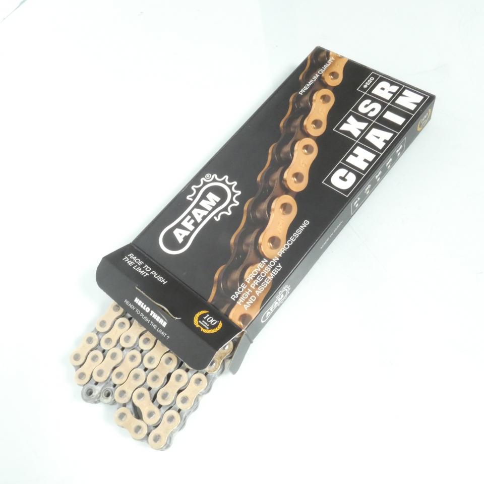 Kit chaîne Afam pour deux roues Suzuki 650 SFV Gladius 15x46 pas 520 Neuf