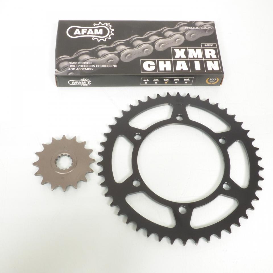 Kit chaîne Afam pour moto Yamaha 750 Xtz-Super Tenere 16x46 pas 520 Neuf