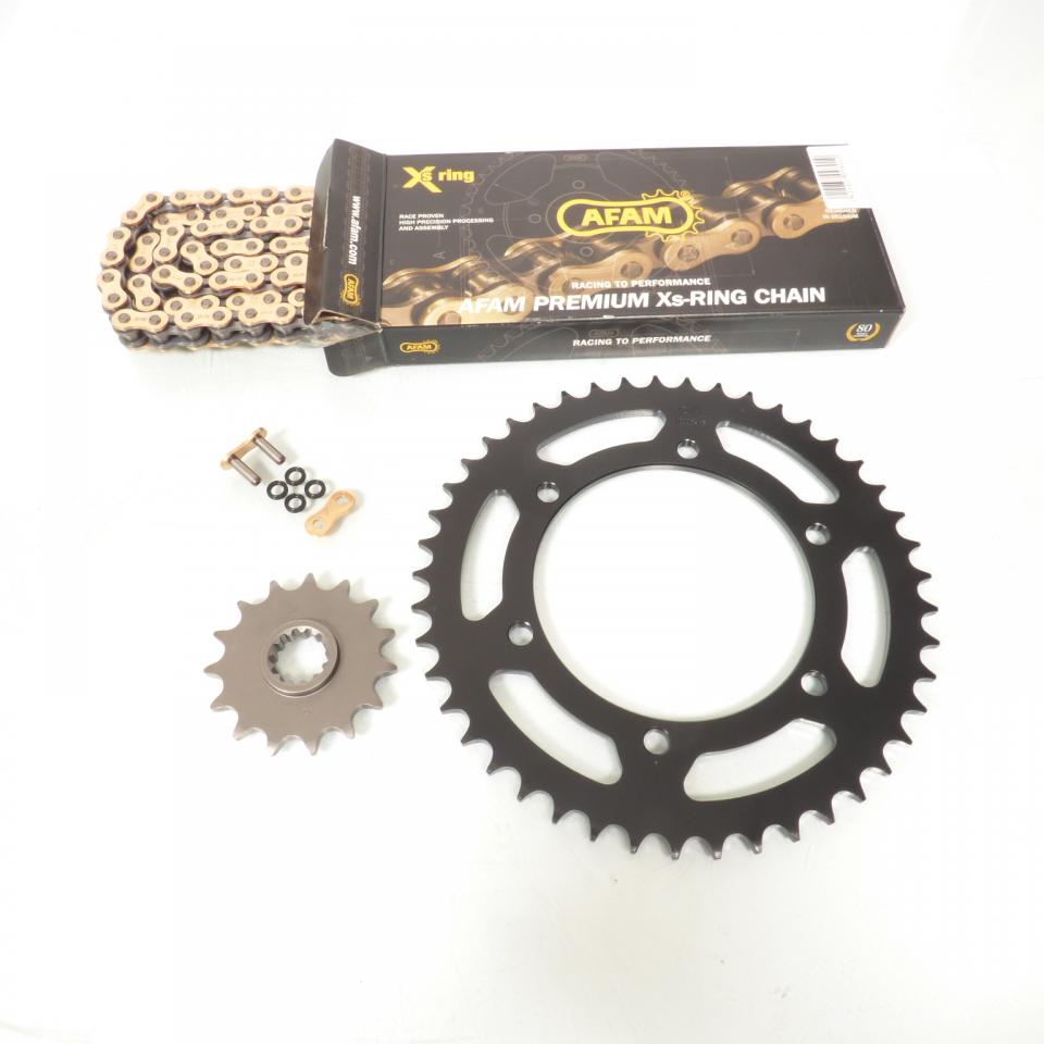 Kit chaîne Afam pour moto Yamaha 660 Xt X Supermotard 15x45 pas 520 Neuf