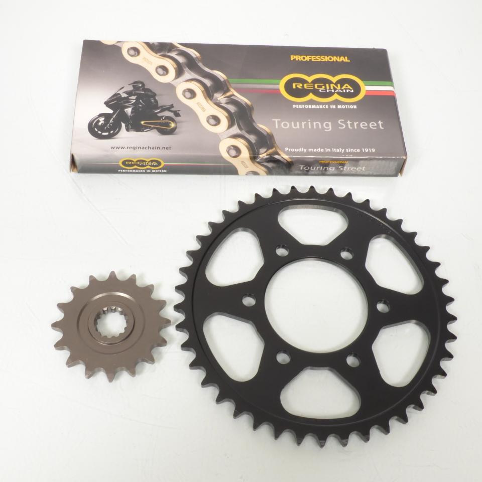 Kit chaîne Regina pour moto Kawasaki 1000 Z 2003 à 2006 16x42 pas 525 Neuf