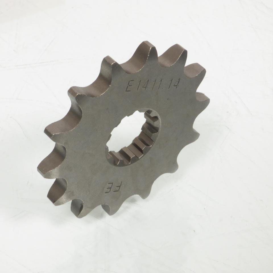 Kit chaîne FE pour moto Rieju 50 MRT 2018 à 2020 14x62 Pas 420 Ø105mm Neuf