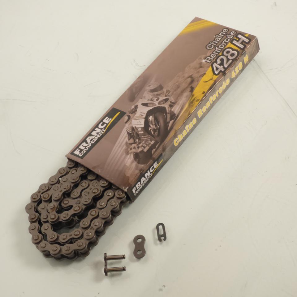 Kit chaîne FE 15x48 pas 428 pour moto BRIXTON 125 Cromwell 2020 à 2022 Neuf