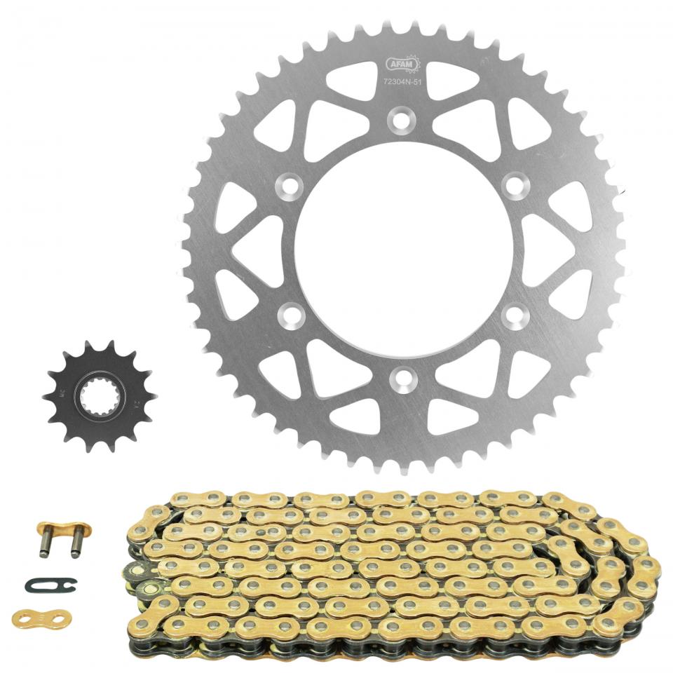 Kit chaîne Afam pour Moto KTM 350 SX-F 2020 à 2023 Neuf