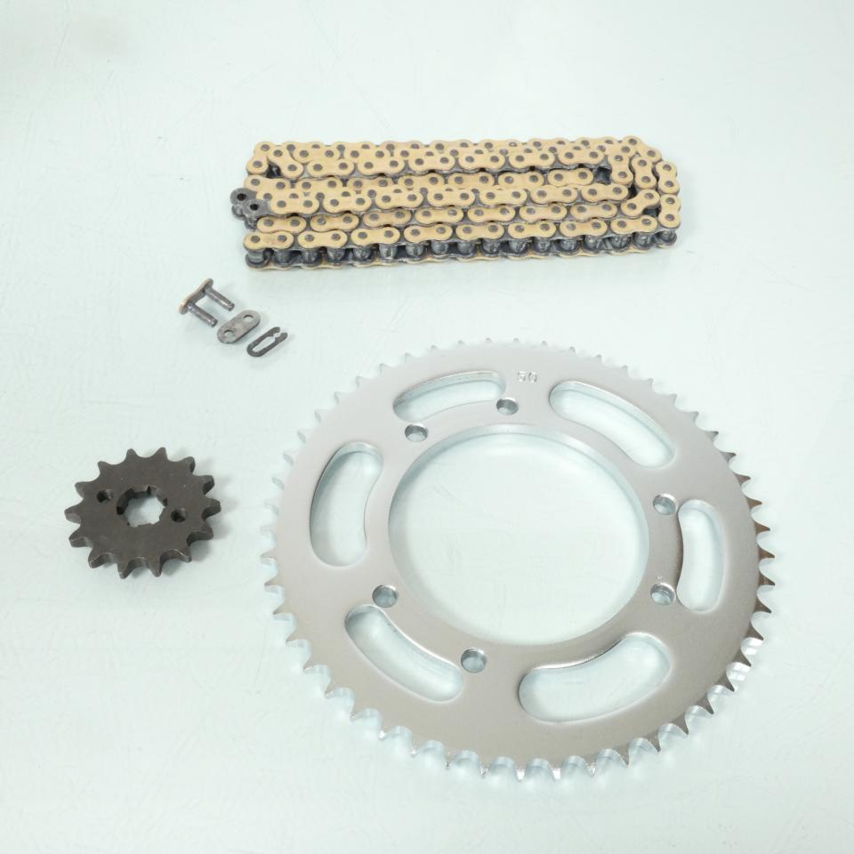 Kit chaîne Regina pour moto Rieju 125 RS3 2010 à 2016 14x50 pas 428 130L Neuf