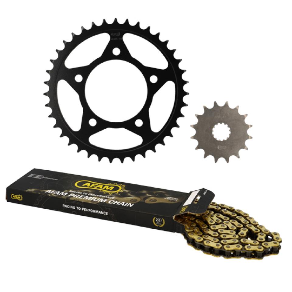 Kit chaîne Afam pour Moto Suzuki 500 GS E 1994 à 2007 Neuf