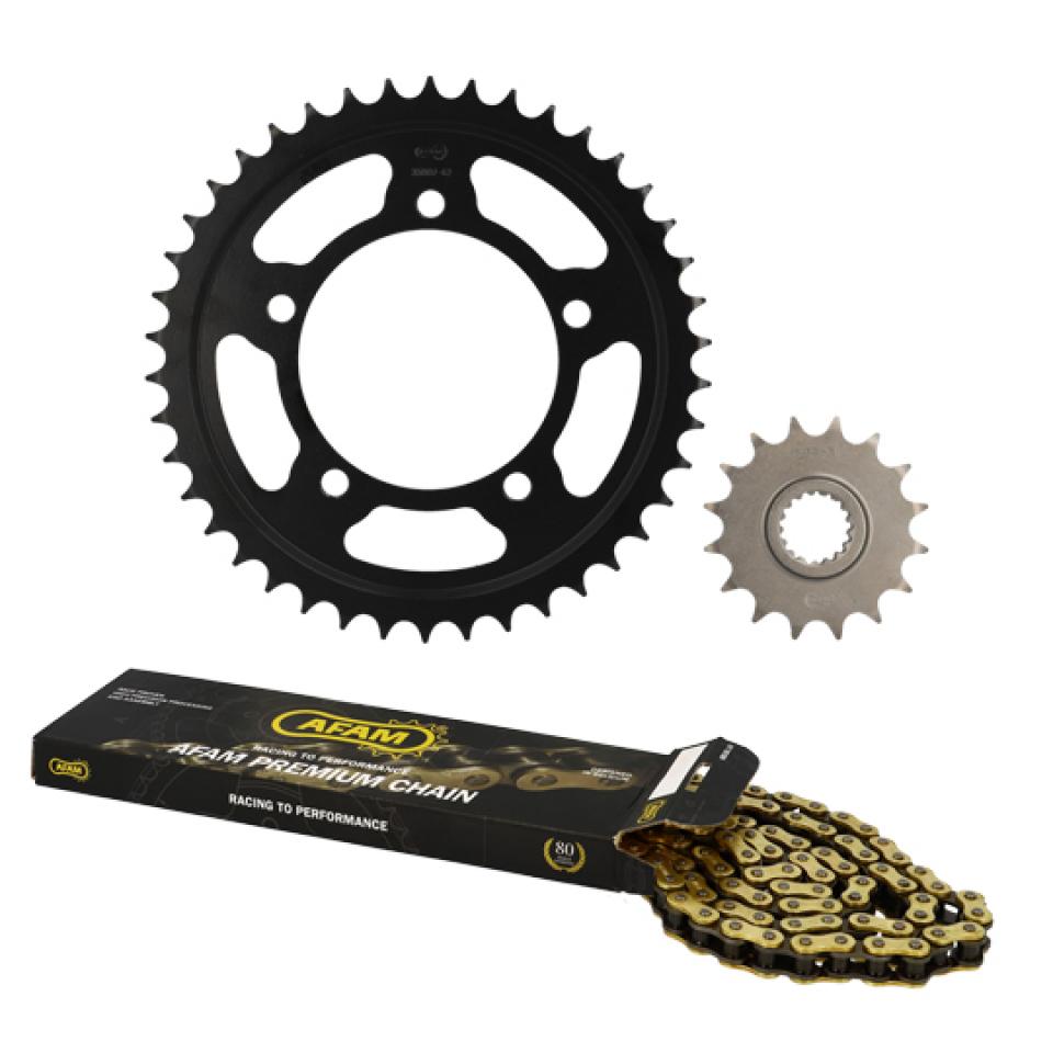 Kit chaîne Afam pour Moto Aprilia 1000 Tuono V4R APRC Std 2011 à 2014 Neuf