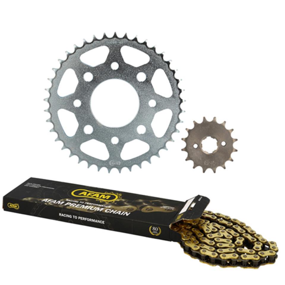 Kit chaîne Afam pour Moto Kymco 125 Zing 2007 à 2006 Neuf