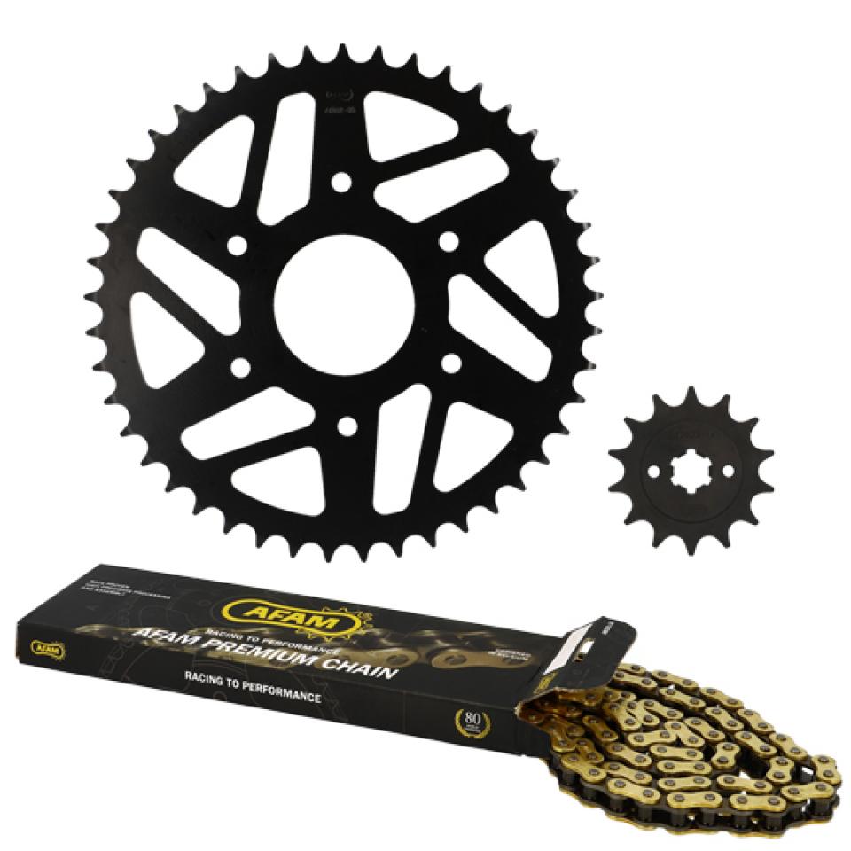 Kit chaîne Afam pour Moto KTM 125 RC 2014 à 2023 Neuf