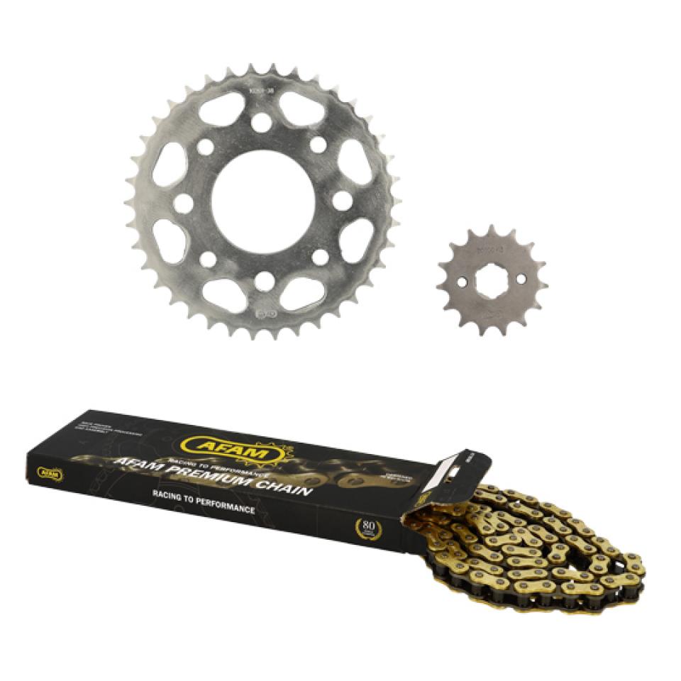 Kit chaîne Afam pour Moto Kymco 125 CK1 2014 à 2016 Neuf