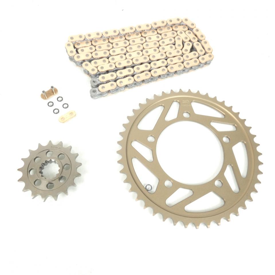 Kit chaîne Afam pour moto BMW S 1000 R 2013 à 2020 17 x 45 pas 525 Or Neuf