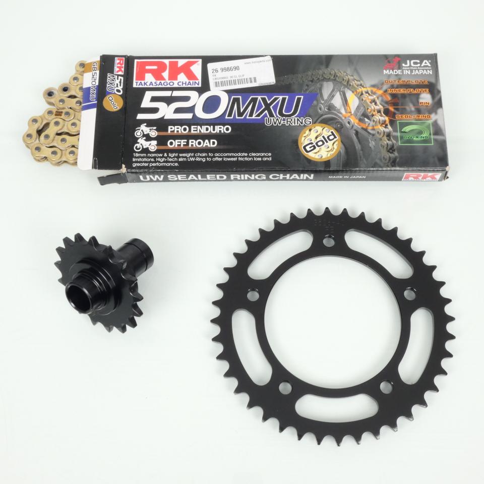 Kit chaîne FE pour scooter Yamaha 560 T-Max Après 2020 17X40 Pas 520 Neuf