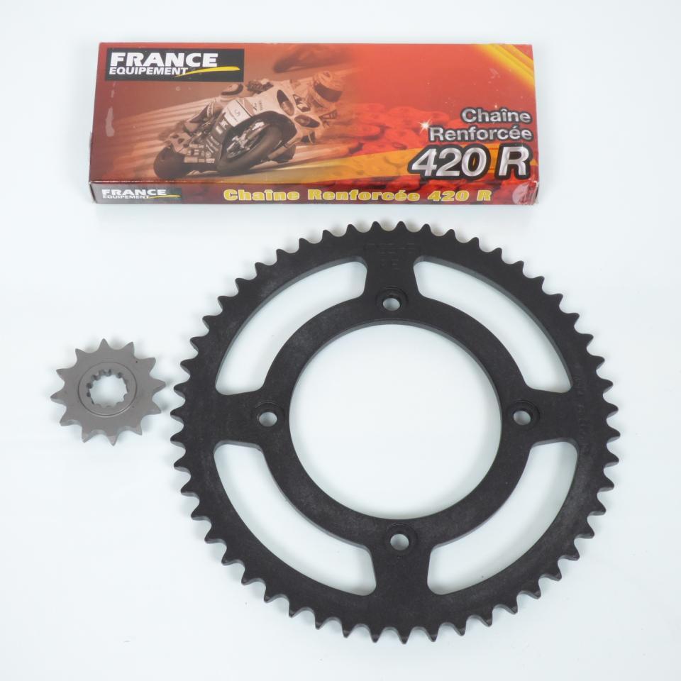 Kit chaîne France Equipement pour Moto Beta 50 RR enduro 2005 à 2015 12X51 Neuf