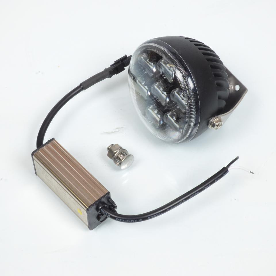 Projecteur phare additionnel rond LED 12V 21W pour moto Quad Buggy Bobber Café Racer