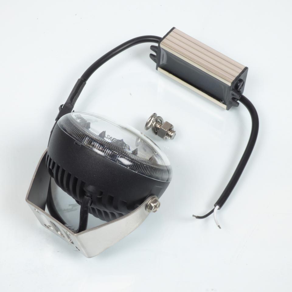 Projecteur phare additionnel rond LED 12V 21W pour moto Quad Buggy Bobber Café Racer