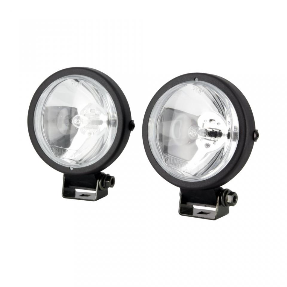Optique phare additionnel Ø90mm Kyoto halogène H3 12V 55W pour moto auto Neuf