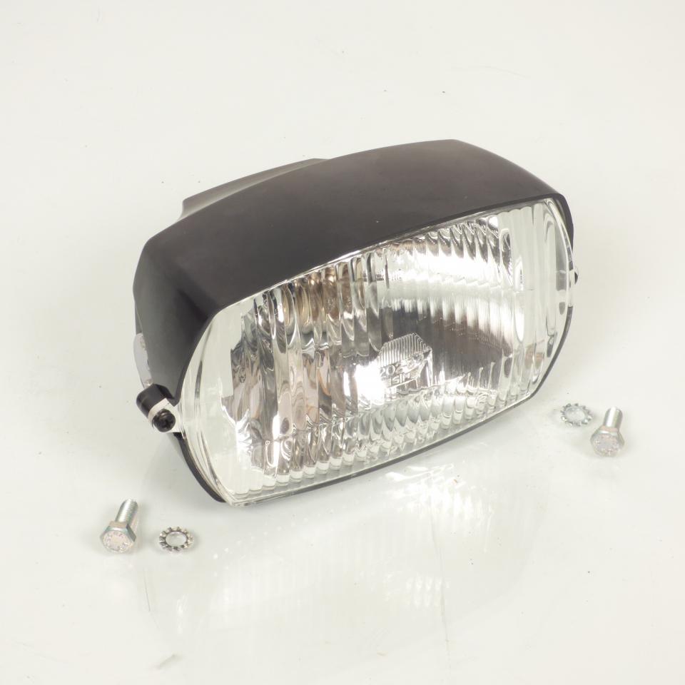 Optique phare avant SIM noir pour mobylette cyclomoteur 12V 15W 202-34 K-11875