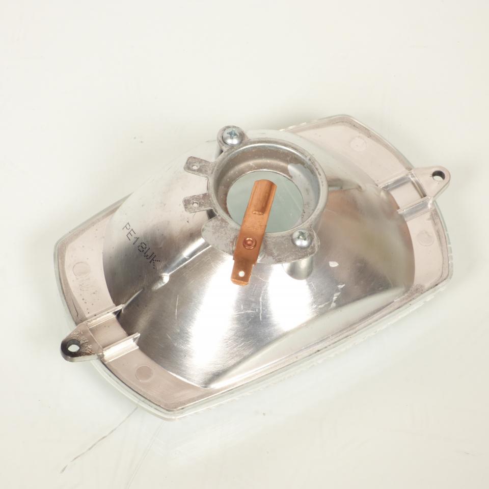 Optique phare avant SIM noir pour mobylette cyclomoteur 12V 15W 202-34 K-11875