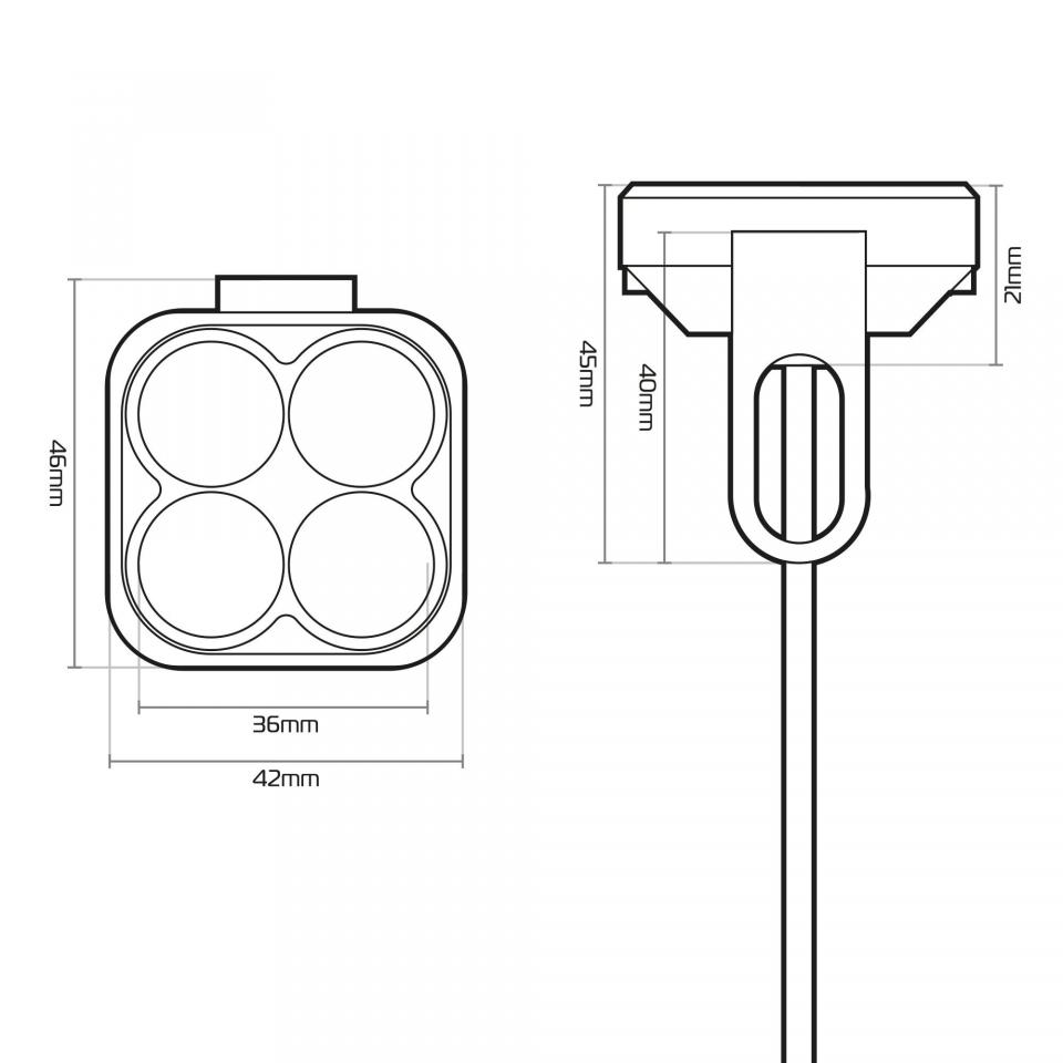 Optique avant Oxford pour pour Auto Neuf