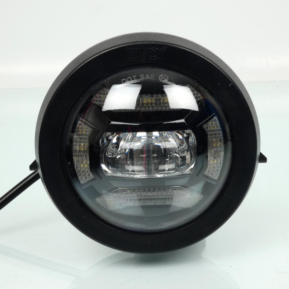 Optique avant EVOK Iron Led pour scooter Piaggio 80 Vespa Pk 1984 à 1989 Neuf