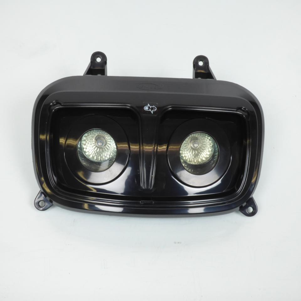 Double optique phare avant noir pour scooter MBK 50 Spirit 2004 à 2012 Neuf