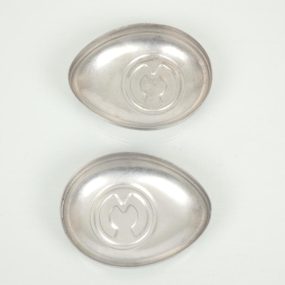 Paire de couvercle alu de boite à outils pour mobylette Motobecane AV76 Neuf