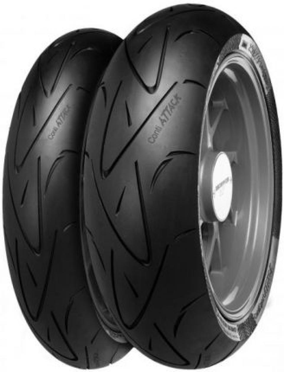 Pneu arrière 190-50-17 Continental ContiSport Attack C 190/50 ZR 17 73W pour moto Neuf