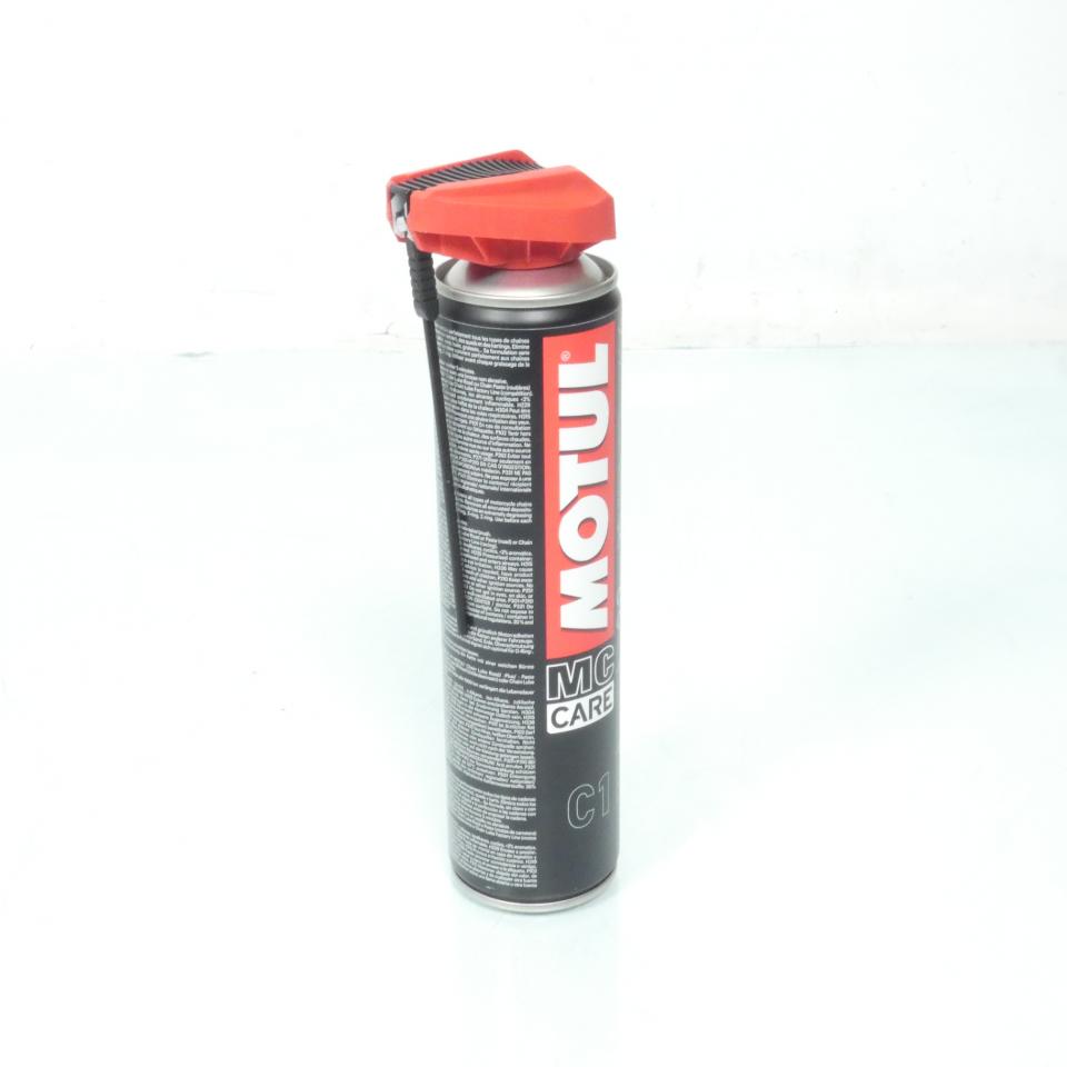 Bombe de nettoyant chaine pour moto Motul Chain Clean MC Care C1 aérosol 400ml
