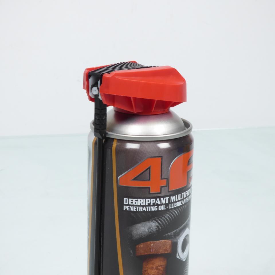 Bombe de dégrippant spray multifonction professionnel Minerva Oil 4F Pro pour moto