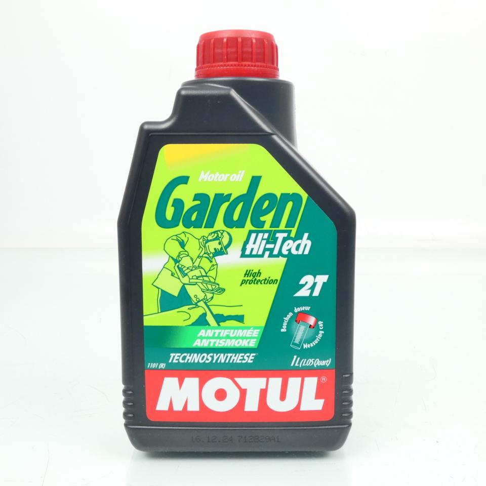 Lubrifiant Motul Garden Hi-Tech 2T 1L pour motoculture tronçonneuse Neuf