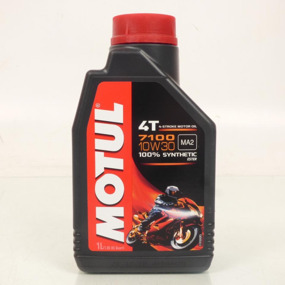 Bidon de 1L d'huile Motul 7100 10W30 4T 100% synthèse Neuf pour moto