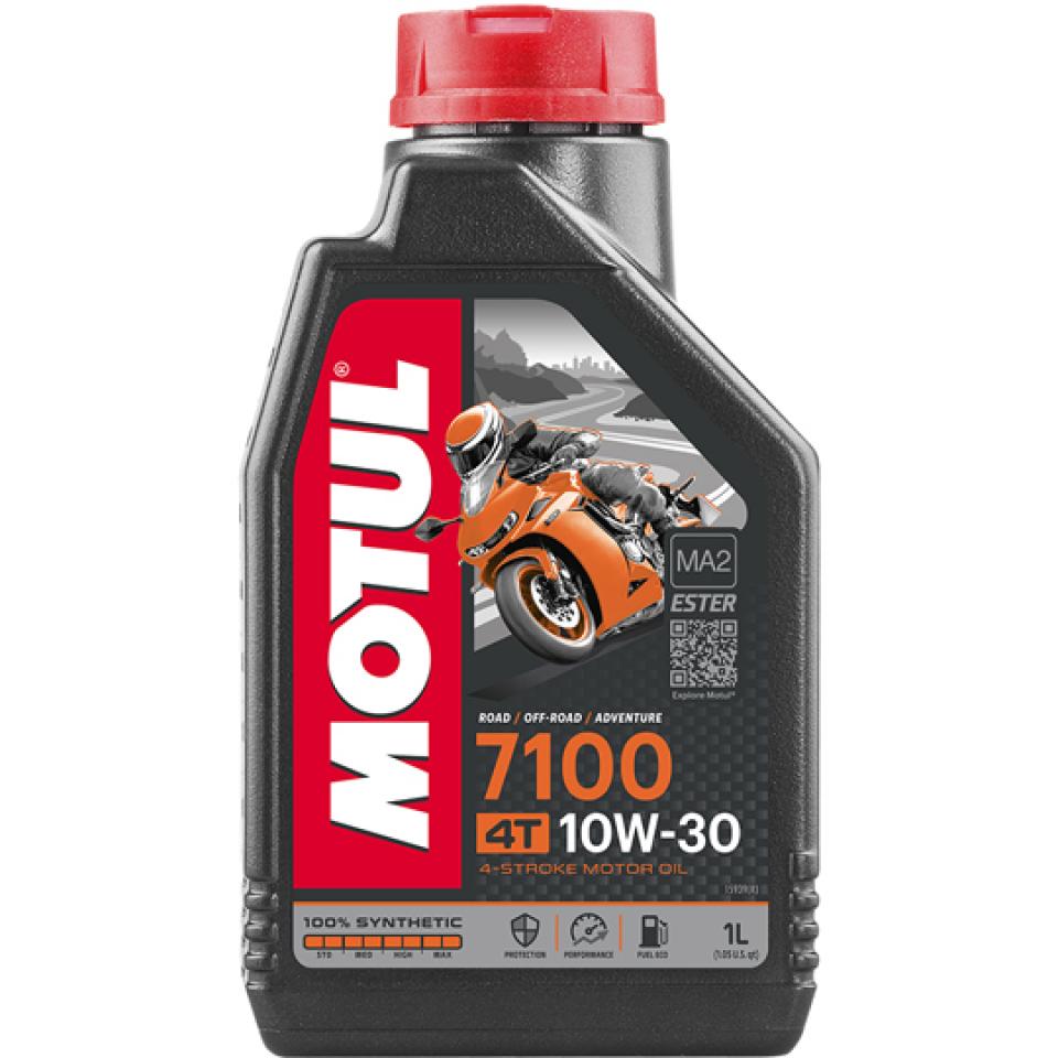 Bidon de 1L d'huile Motul 7100 10W30 4T 100% synthèse Neuf pour moto