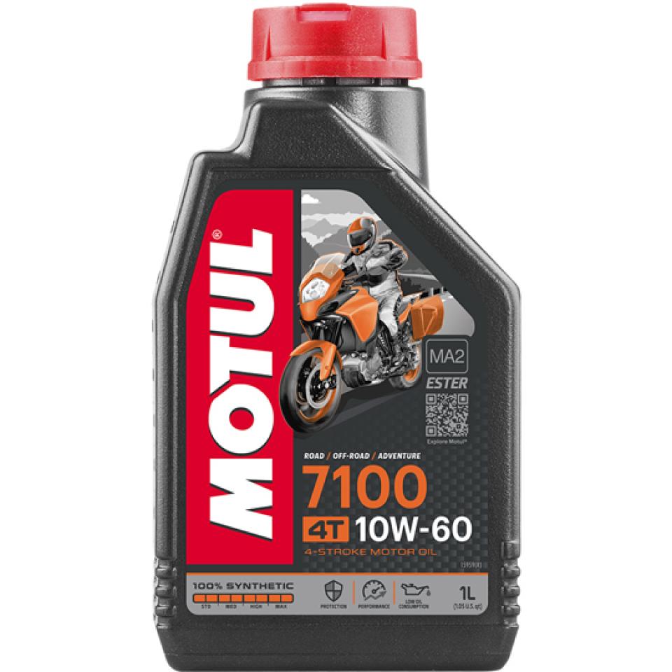 Lubrifiant et entretien Motul pour Auto 10W60 7100 4T 1L Neuf