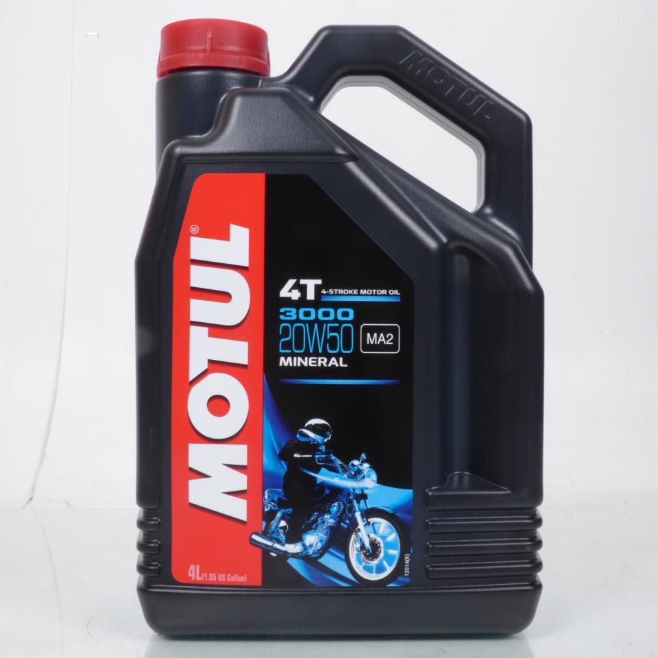 Lubrifiant et entretien Motul pour Auto 3000 20W50 4T 4L Neuf