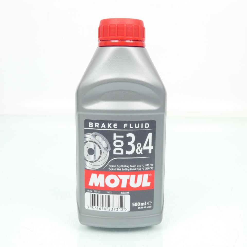 Liquide frein ou embrayage Motul DOT 3 & 4 Brake Fluid 500mL pour moto Neuf