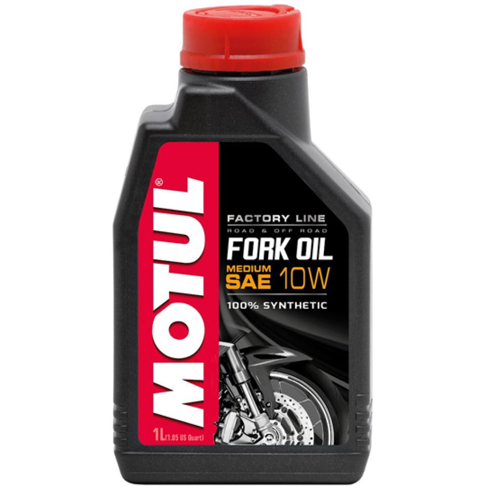 Huile de fourche MOTUL Factory Line 10W pour moto scooter haute performance