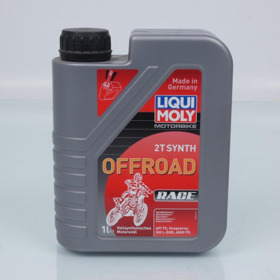 Bidon huile lubrifiant LIQUI MOLY Off Road Race 2T Synth 1L pour moto quad Neuf