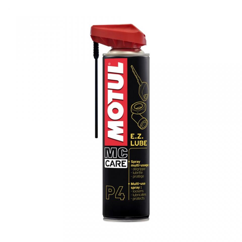Aérosol lubrifiant multi usage Motul MC Care P4 E.Z. Lube  400mL pour moto Neuf