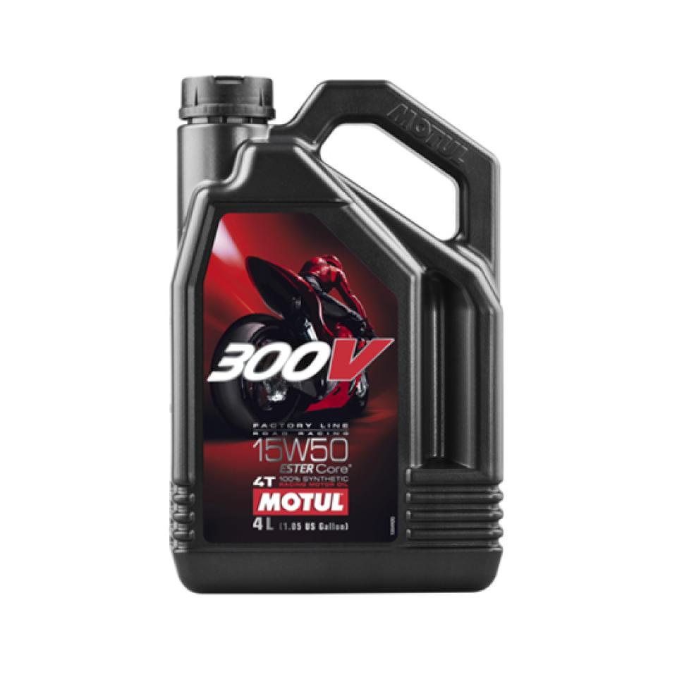 Lubrifiant et entretien Motul pour Auto 300V 15W50 4T 4L Neuf