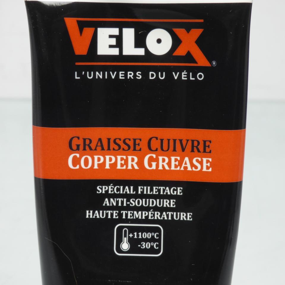 Tube de graisse cuivrée haute température VELOX tube 100mL pour moto mécanique