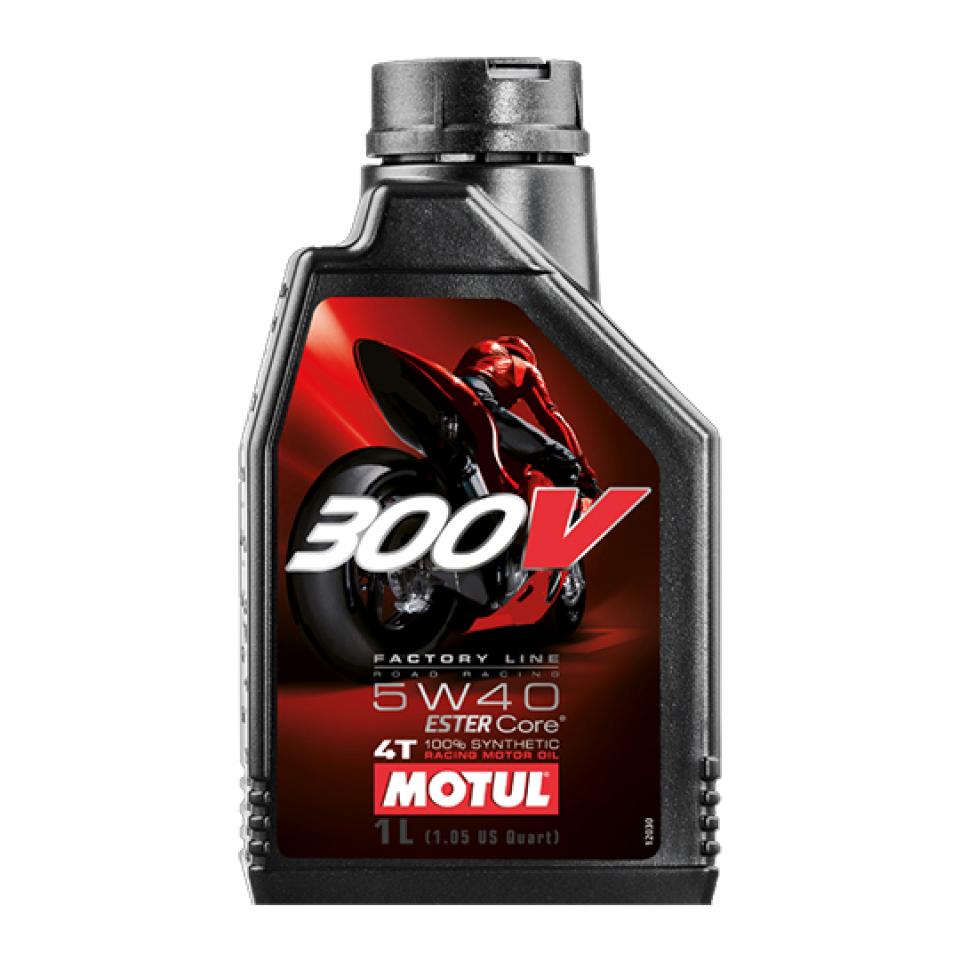 Lubrifiant et entretien Motul pour Auto 5W40 300V Road Racing 1L Neuf