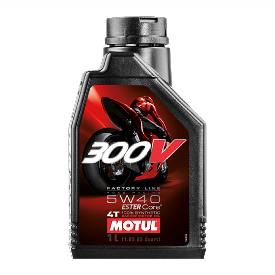 Lubrifiant et entretien Motul pour Auto 5W40 300V Road Racing 1L Neuf