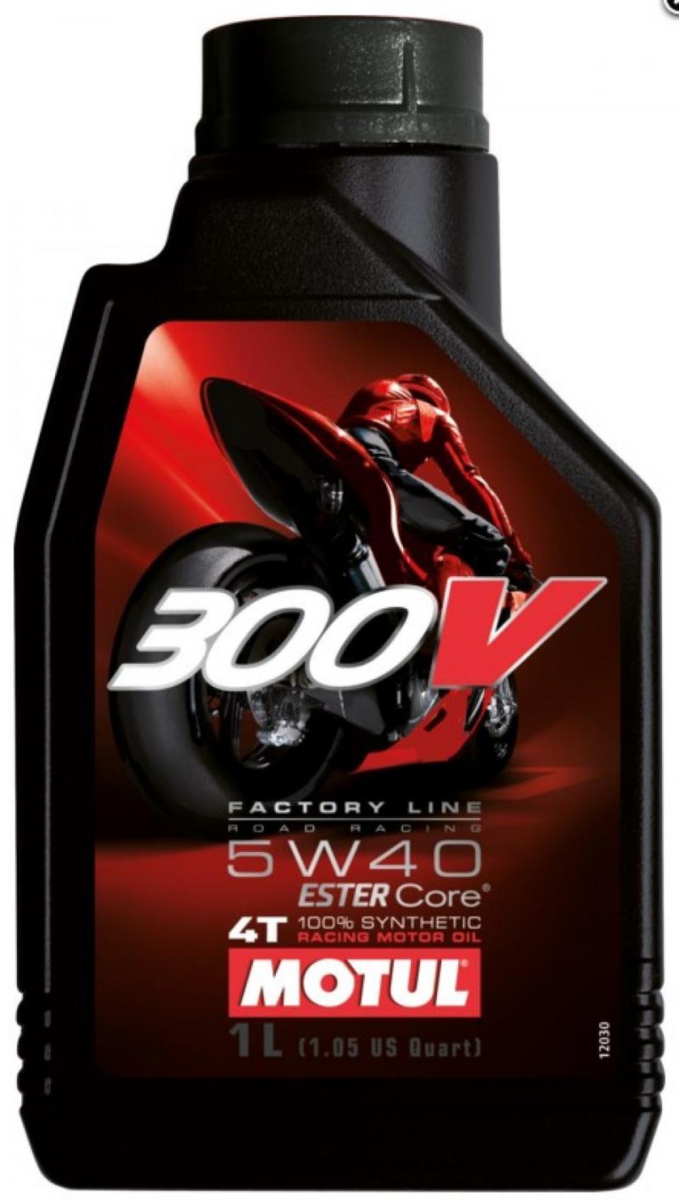 Lubrifiant et entretien Motul pour Auto 5W40 300V Road Racing 1L Neuf