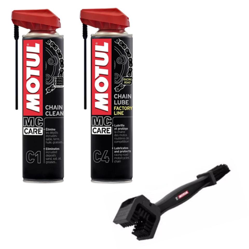 Kit entretien chaîne de transmission Motul MC Care Road pour moto route Neuf