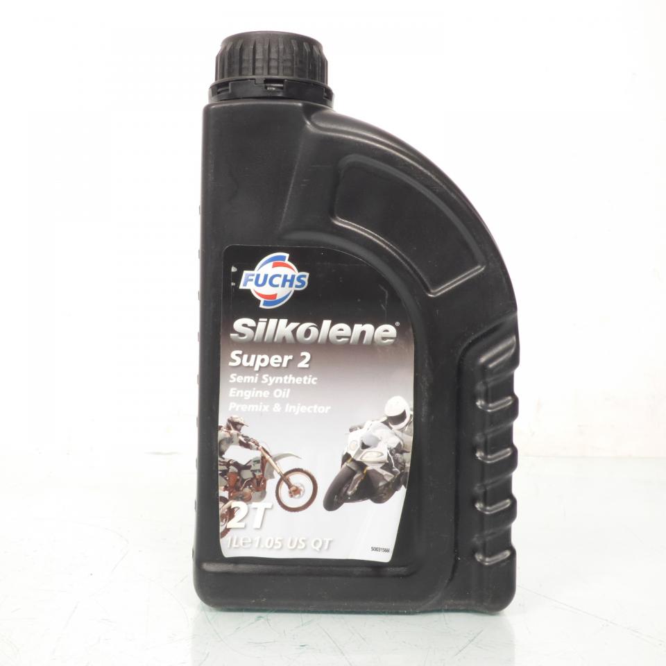 Huile moteur 2T Silkolene pour moto super 2 Neuf en destockage