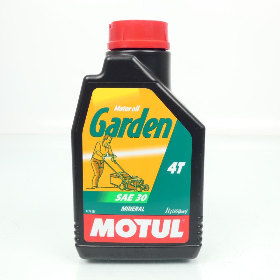Huile Motul Garden SAE 30 4T 1L pour motoculture micro tracteur tondeuse Neuf