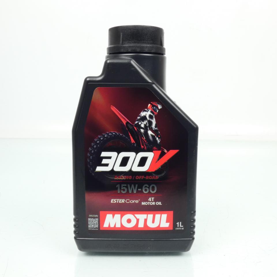 Lubrifiant huile Motul 300V Off Road Racing 15W60 1L Motul pour moto 104137 Neuf