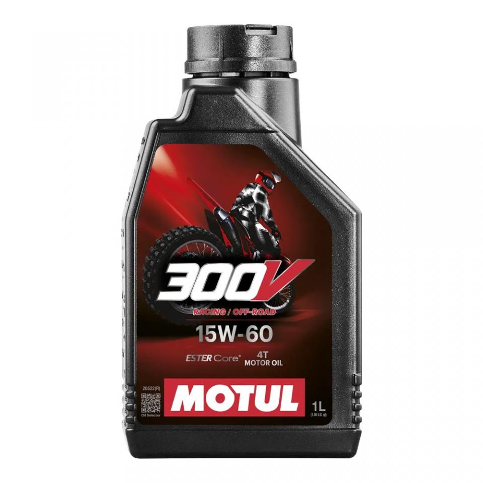Lubrifiant huile Motul 300V Off Road Racing 15W60 1L Motul pour moto 104137 Neuf