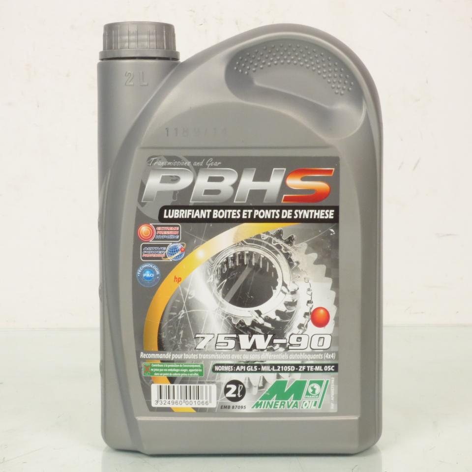 Lubrifiant et entretien Minerva Oil pour Deux Roues Minerva 75W90 PBHS SYNTHESE Neuf