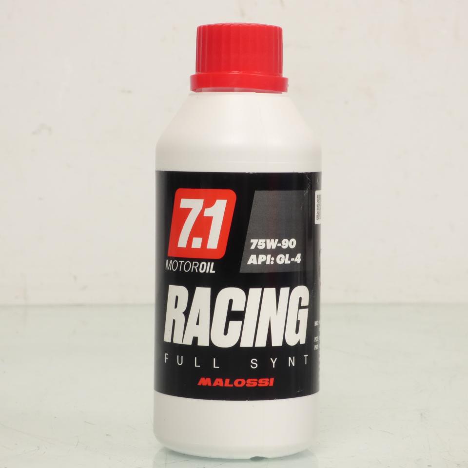 Huile de transmission 75W-90 Malossi 7.1 Racing Gear Oil API GL-4 pour scooter