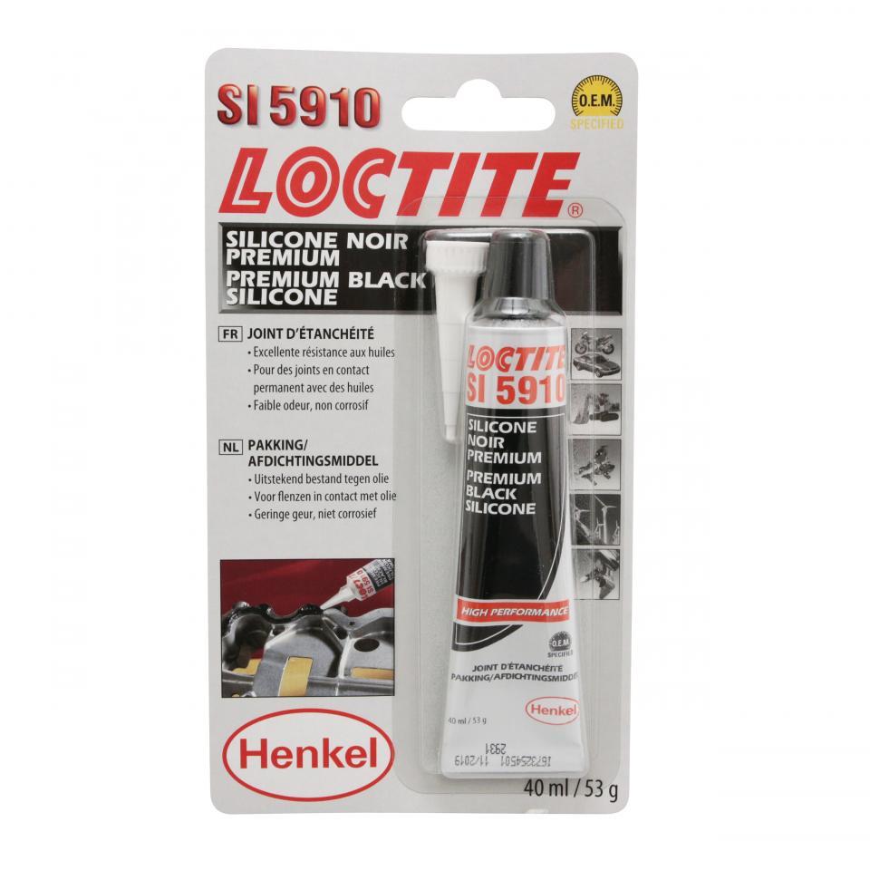 Pâte à joint silicone noire premium loctite SL5910 40ml pour auto moto scooter quad